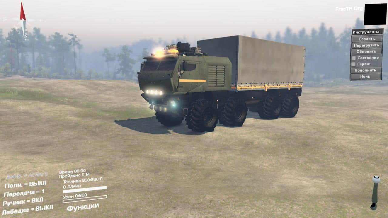 Spintires - KamAZ – 63968 “Typhoon” 8×8 V11.03.20