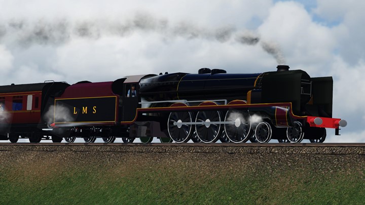 Transport Fever 2 - LMS 4-6-2 Turbomotive
