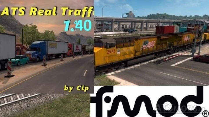 ATS - Real Traffic Density Compatibility Addon for Improved Trains Mod V3.6.Rev 1.40