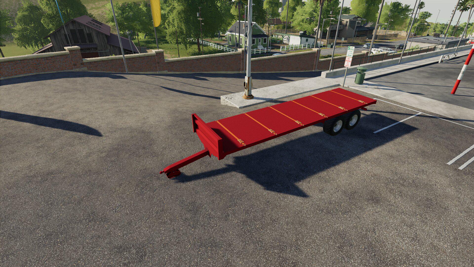 FS19 - Ballenwagen Trailer V1.0