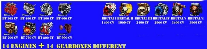 ATS - Powerful Engines + Gearboxes V12.9 (1.39.x)