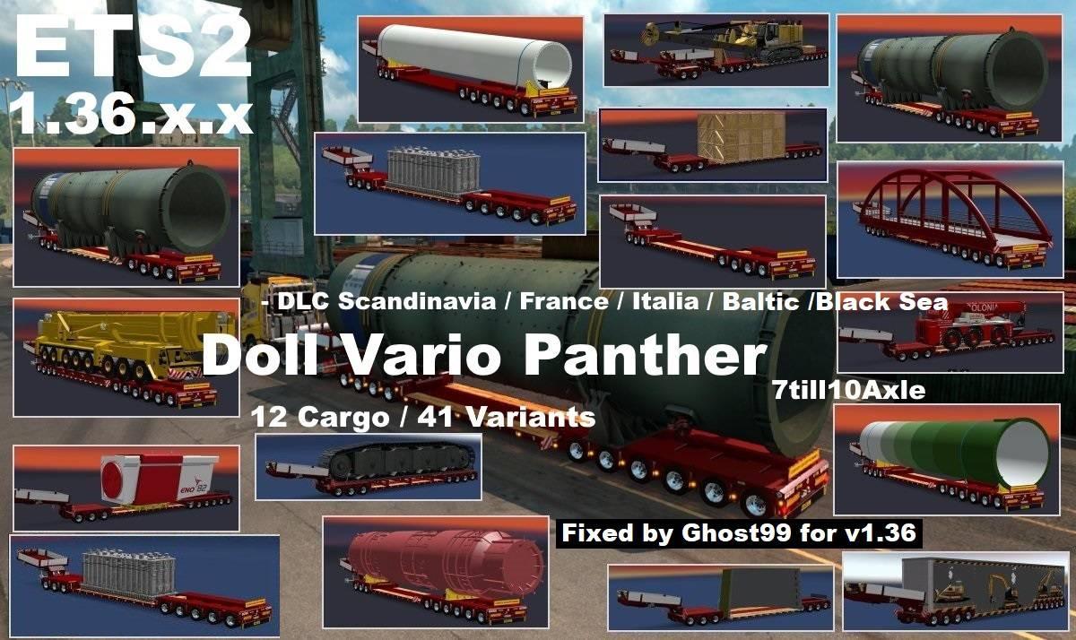 ETS2 - Doll Vario Panther 7-10 Axle (1.36.x)