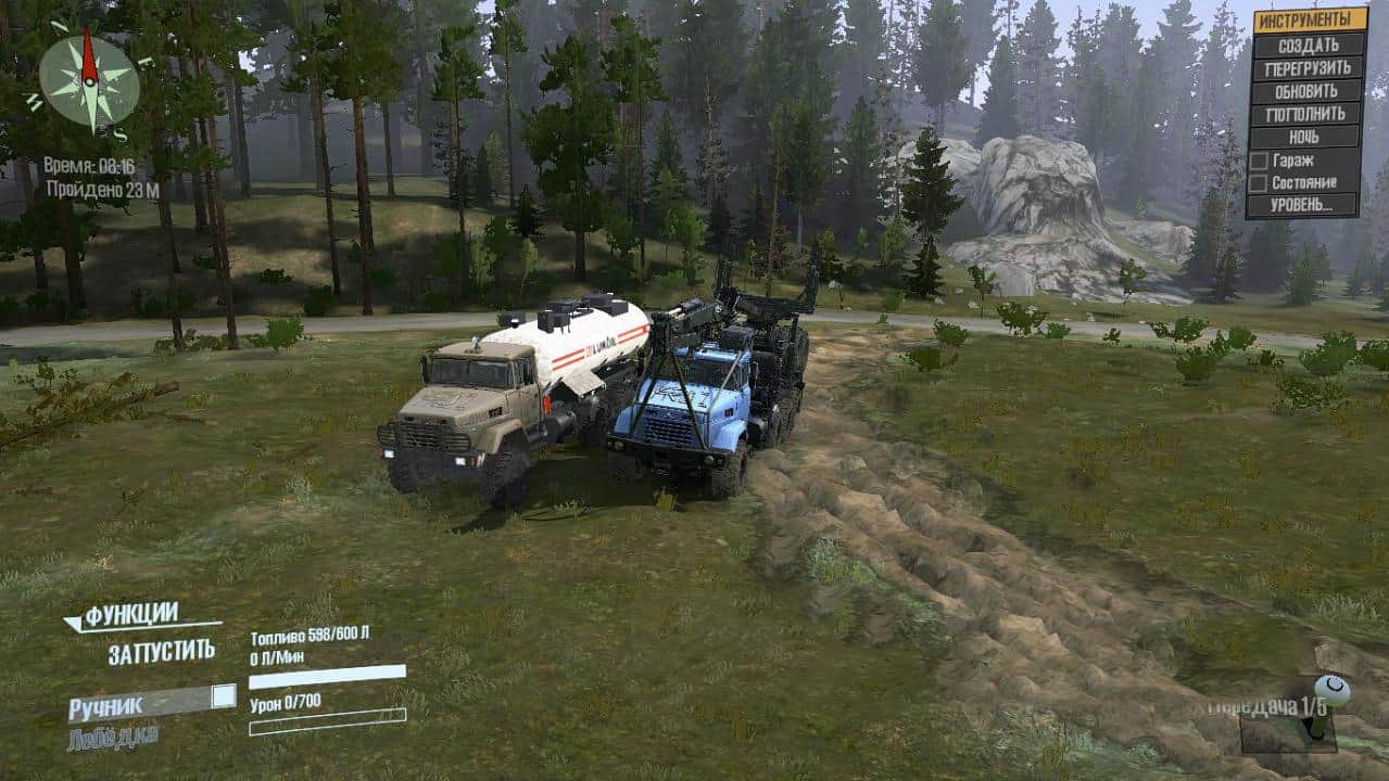 Spintires:Mudrunner - KrAZ-7140H6 Truck V1.1