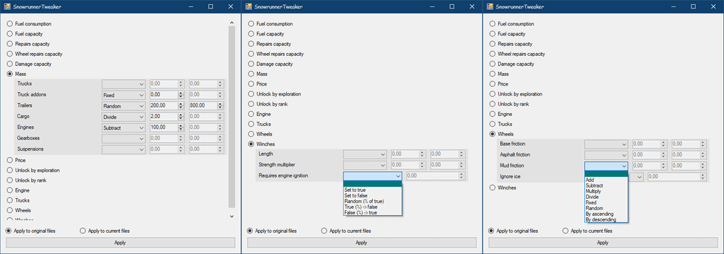 SnowRunner - Multitool (Tweaks, Backups Planned) V1.5.1