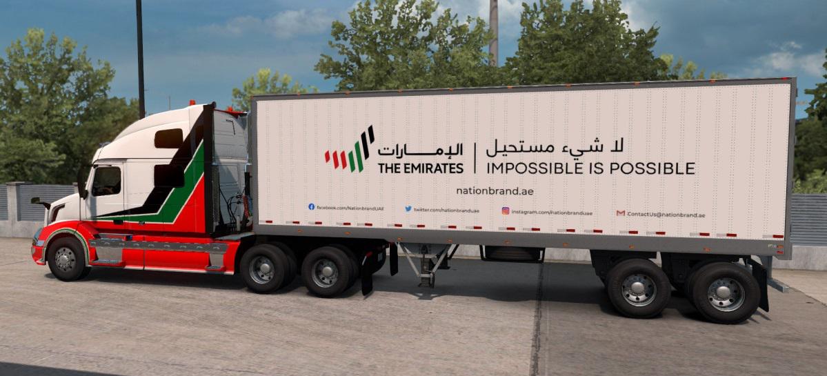 ATS - The Emirates Trailer Pack V1.0 (1.38.x)