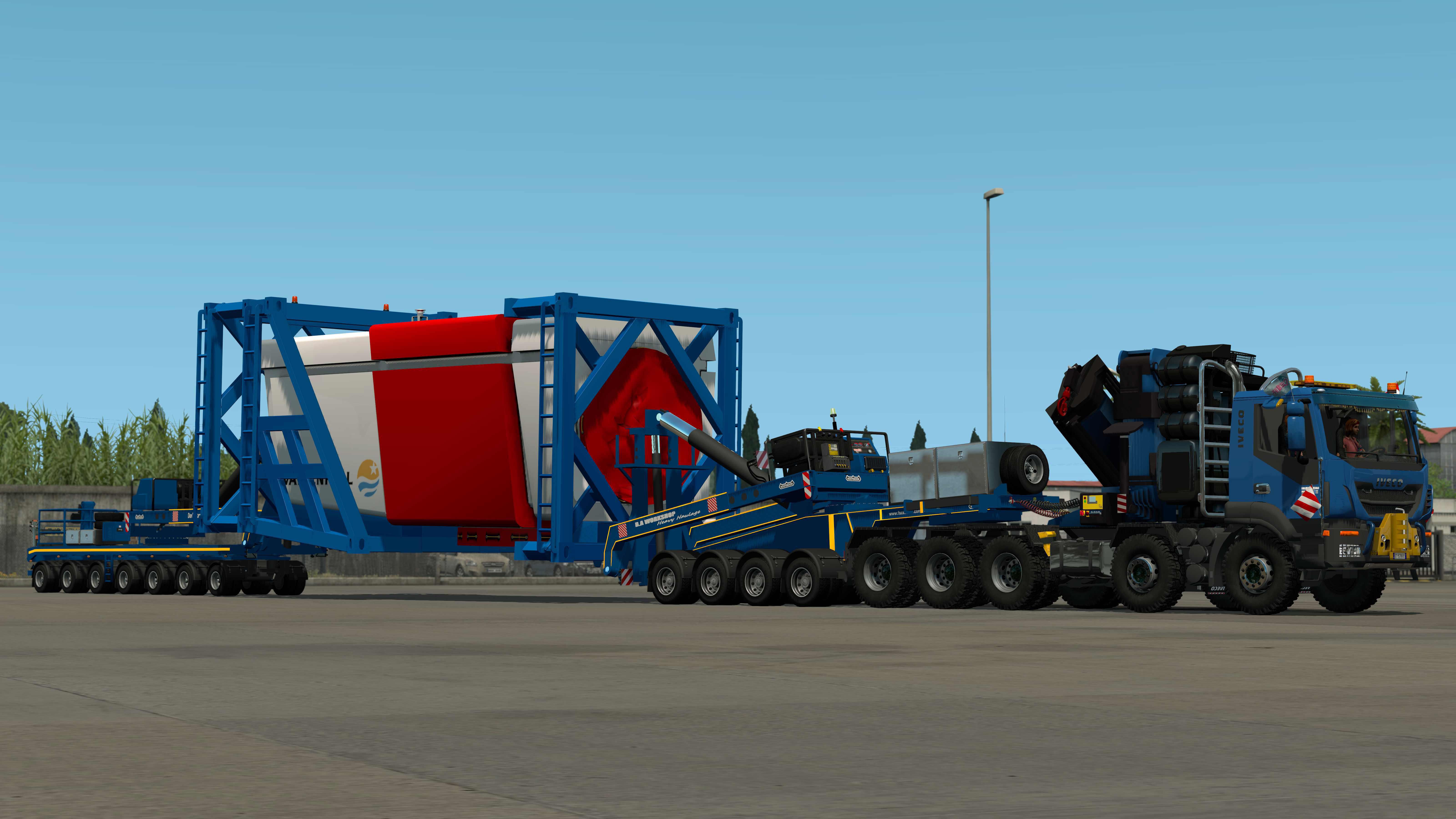ETS2 - Nooteboom Wind Blade Special And Regular Transport (1.38.x)