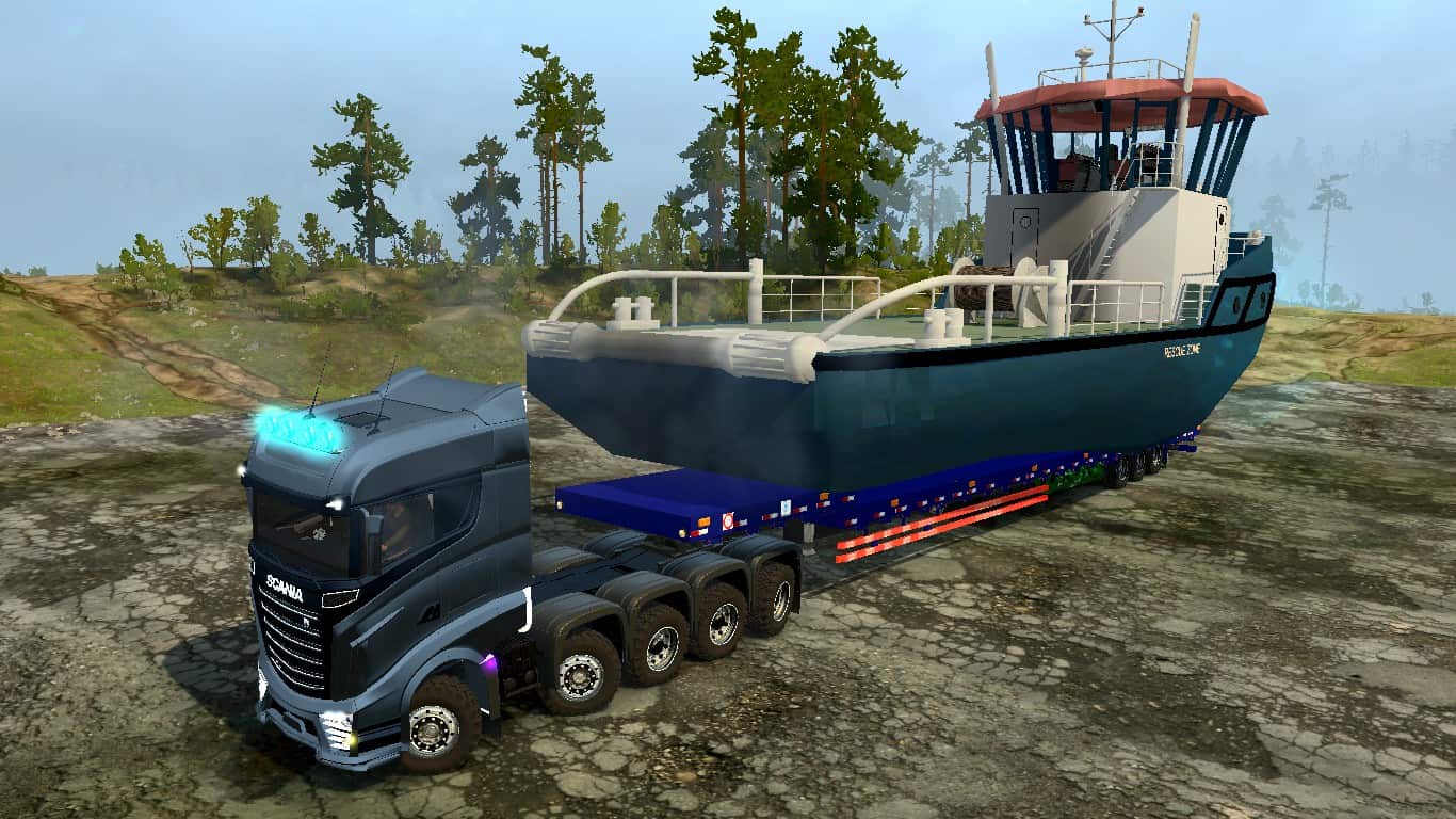 Spintires:Mudrunner - Scania R1000 Concept Truck V2.1