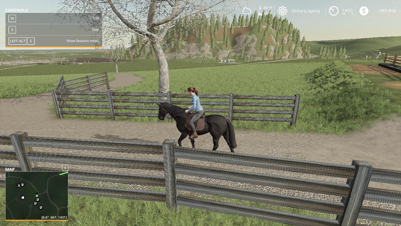 FS19 - Black Ranch Fencing V1.0