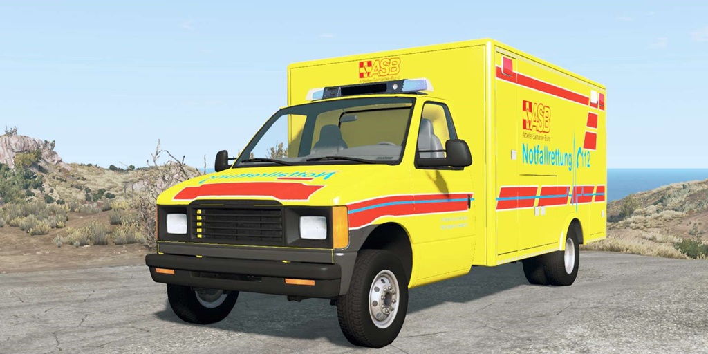 BeamNG - Gavril H-Series German Emergency V1.2