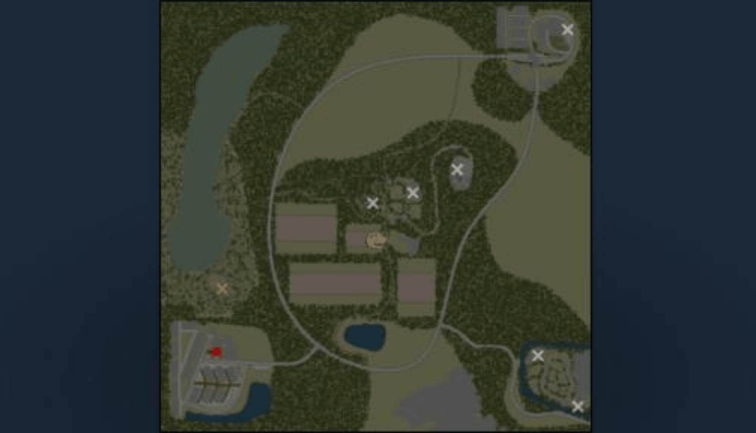 Spintires:Mudrunner - For 2 Khutors Map V1.7