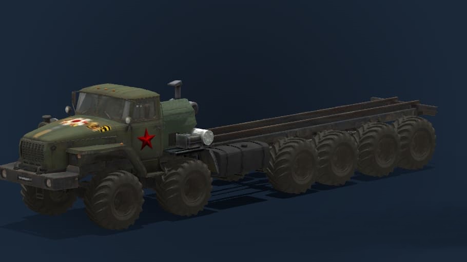 Spintires:Mudrunner - Rescue Truck with Pallet