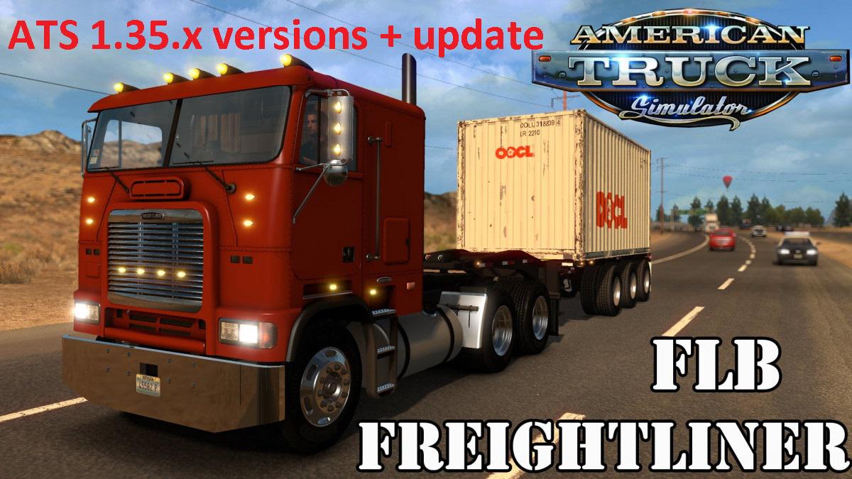 ATS - Freightliner FLB Truck V2.0.7.1 (1.35.X)