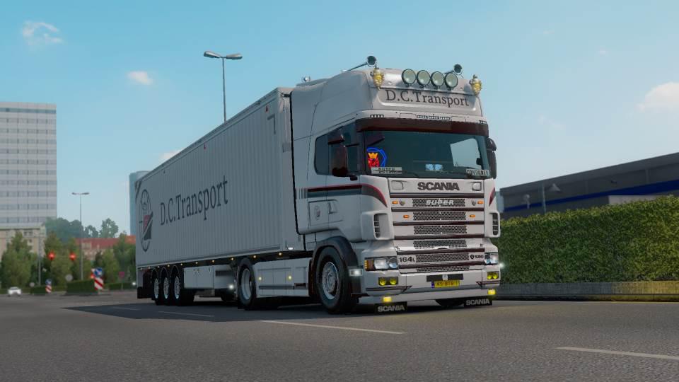 ETS2 - Scania R4 Dutch Container Transport Skin V1.0 (1.36.x)