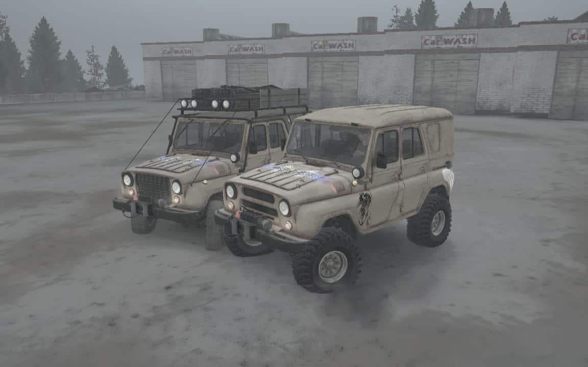 Spintires:Mudrunner - Texture Default Uaz V2.1