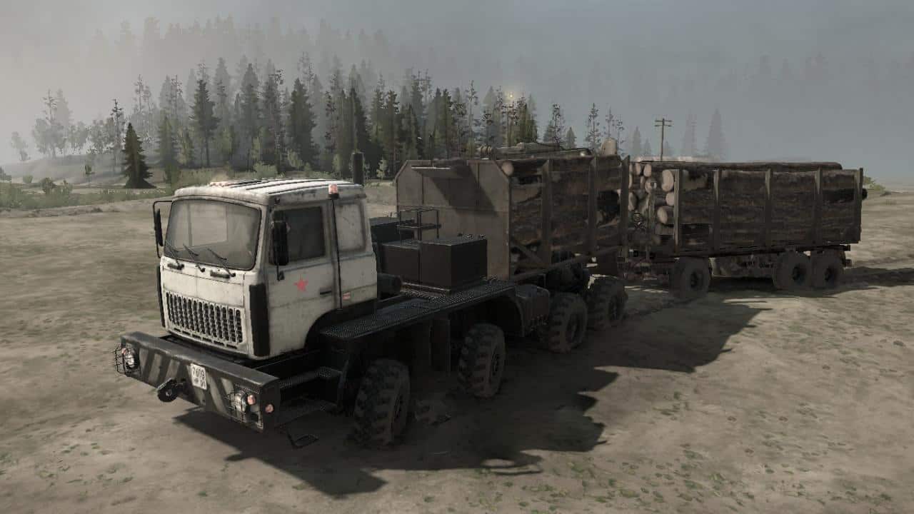 Spintires:Mudrunner - MZKT-7492 Lightweight Truck V04.05.20