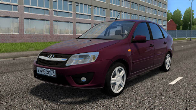 City Car Driving 1.5.9 - Lada Granta Liftback 1.6 MT