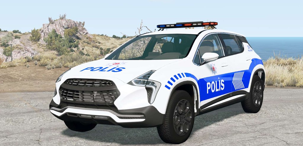 BeamNG - Cherrier FCV Turkish Police V1.2