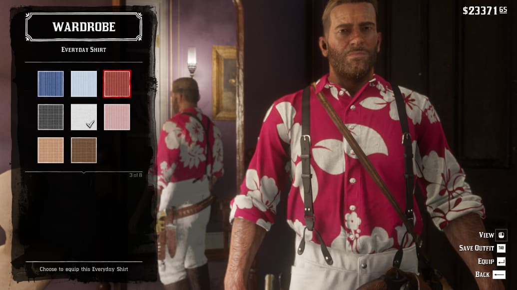 RDR2 - Hot Pink Tahiti Shirt