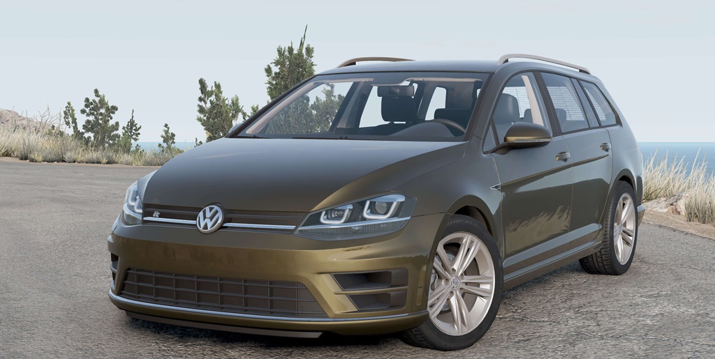 BeamNG - Volkswagen Golf R Variant (Typ 5G) 2015 Car Mod