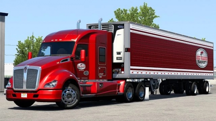 ATS - Red Wagon Transport V1.0 (1.40.x)