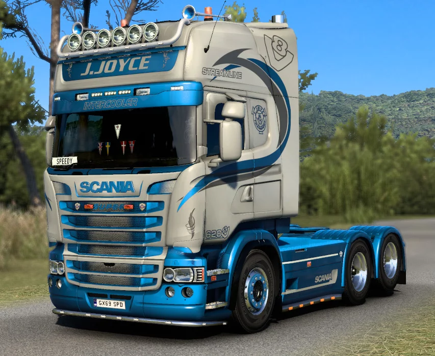 ETS2 - J. Joyce Transport Skin RJL Scania V1.0 (1.43.x)