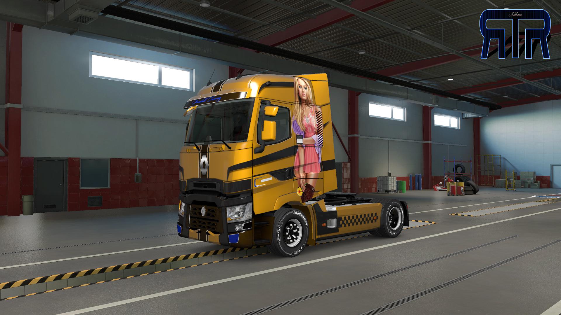 ETS2 -  Renault Range T Kimberly Paintjob V1.0 (1.37.x)
