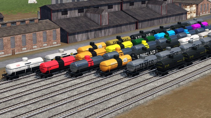 Transport Fever 2 - 8000 Gallon Tank Cars