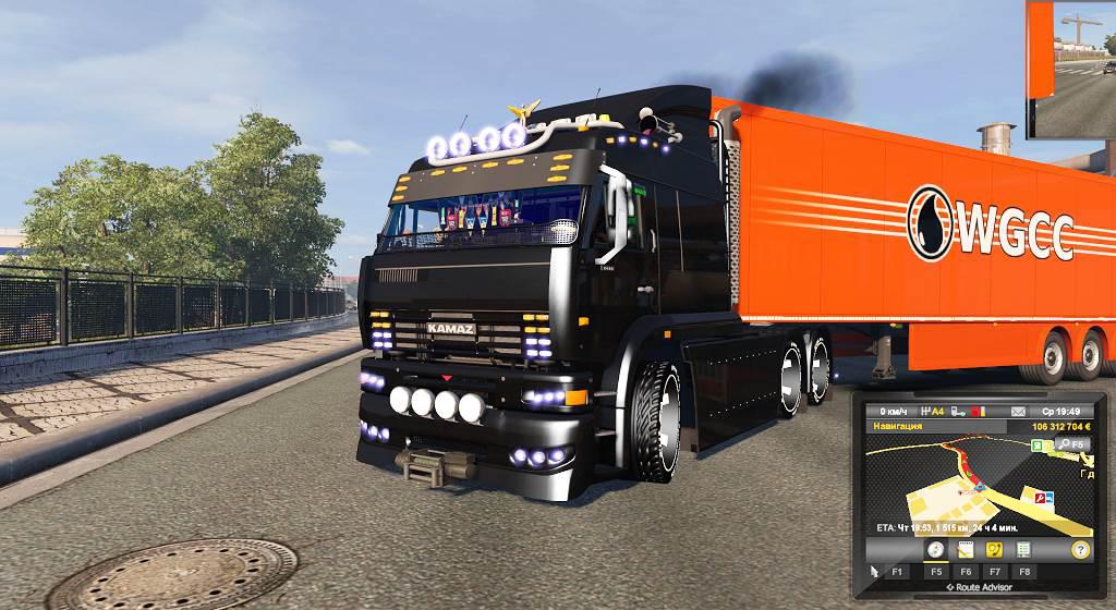 ETS2 - KamAZ 6460 Turbo Diesel Truck (1.36.x)