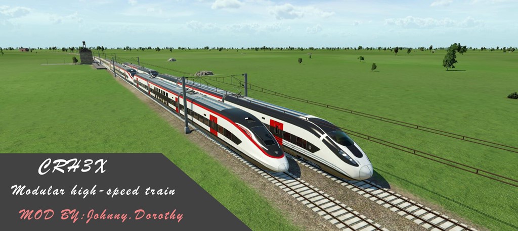 Transport Fever 2 - China Railway CRH3X