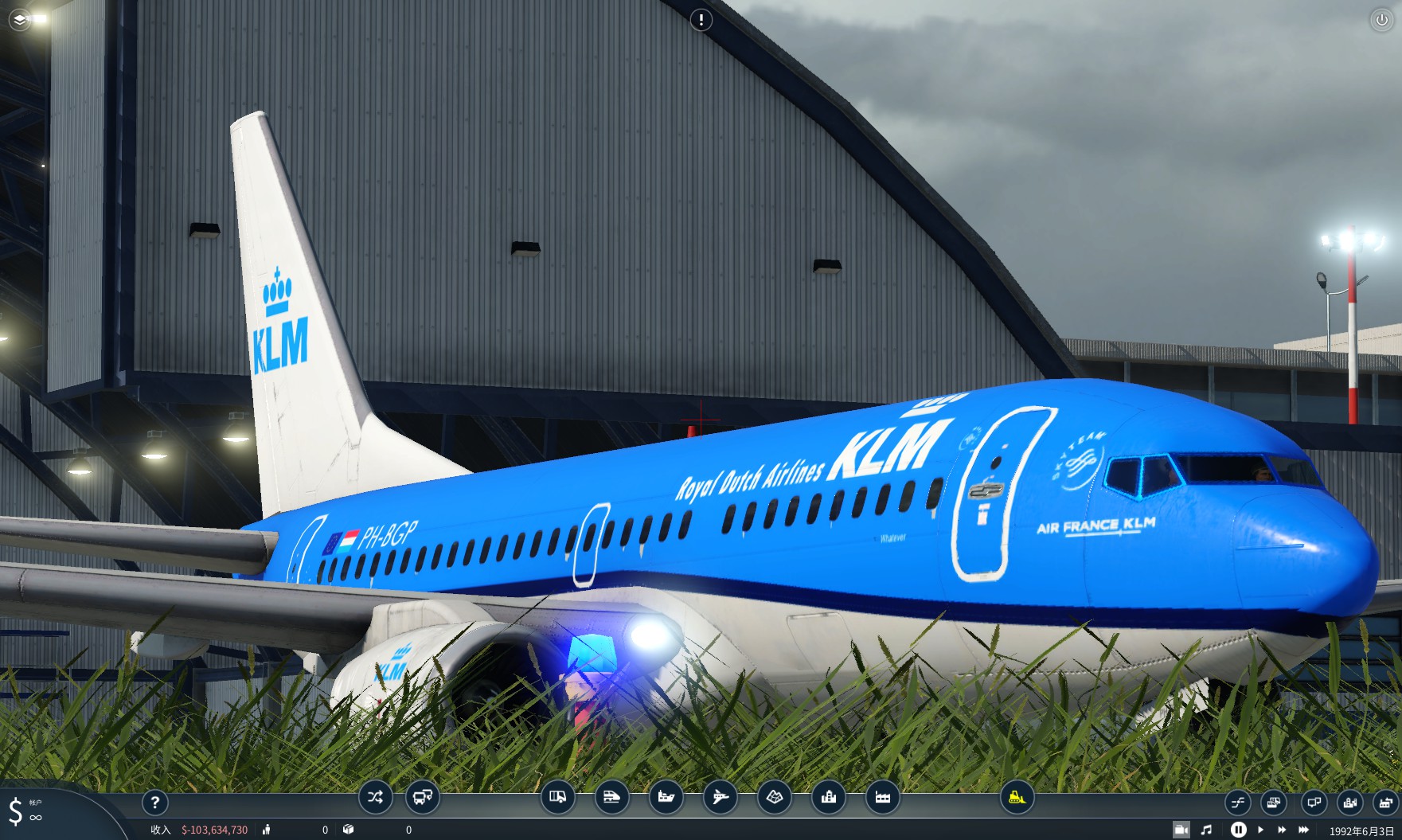 Transport Fever 2 - KLM Royal Dutch Airlines Boeing 737-700