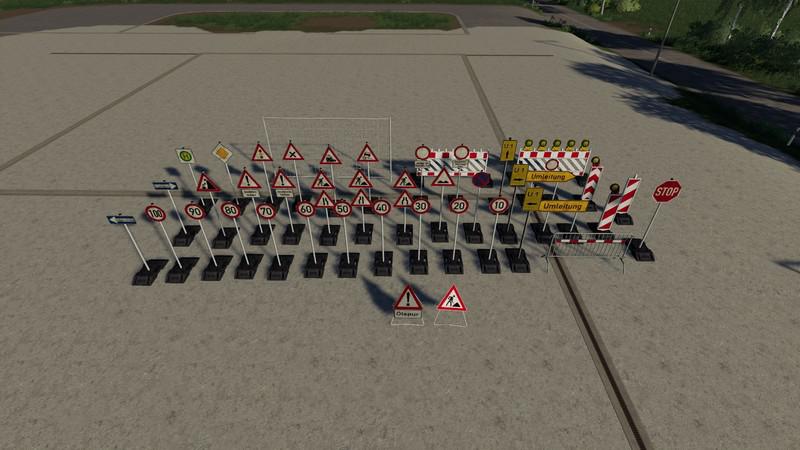 FS19 - Placeable Barrier Pack V3.0