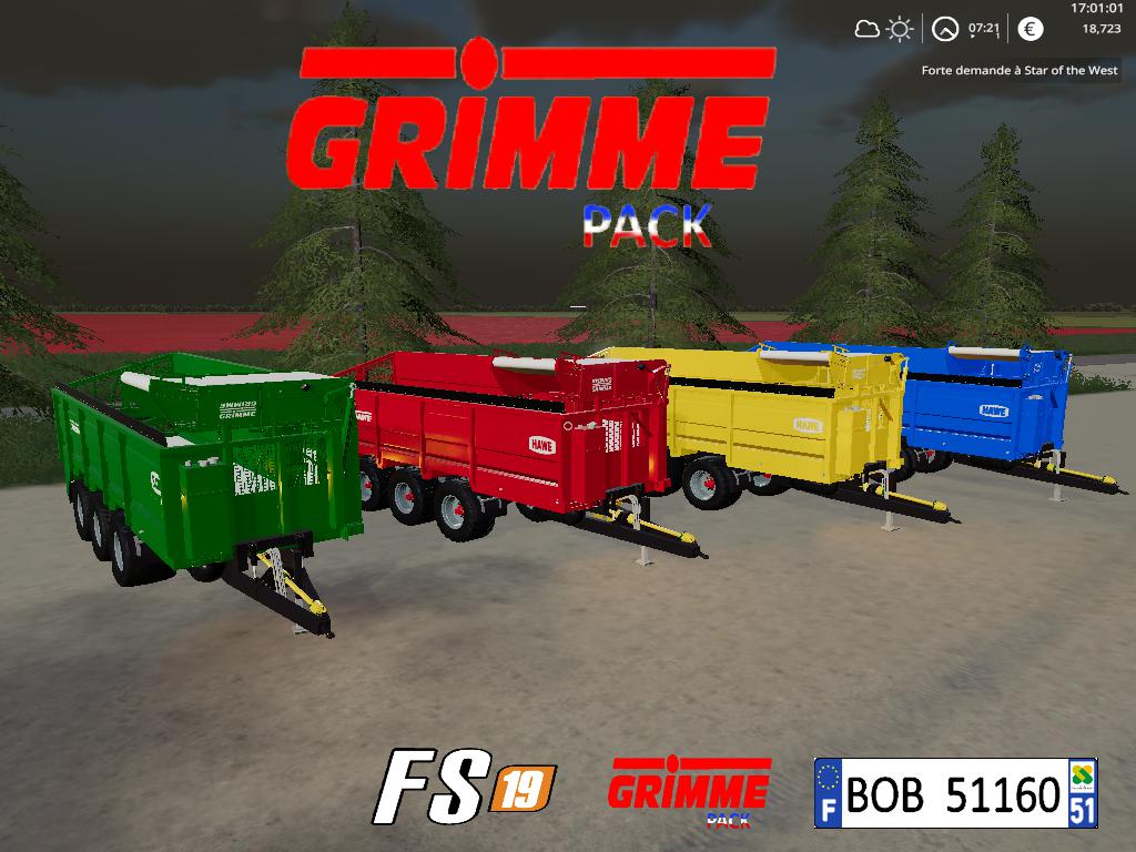 Farming simulator 19 grimme equipment pack обзор