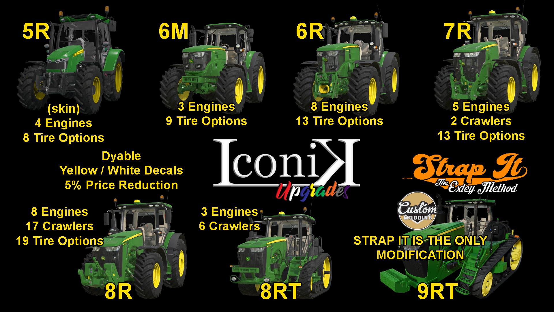 FS19 - Iconik JD Tractors V1.0