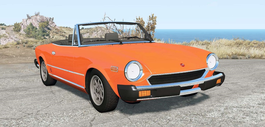 BeamNG - Fiat 124 Sport Spider (CS) 1975 Car Mod