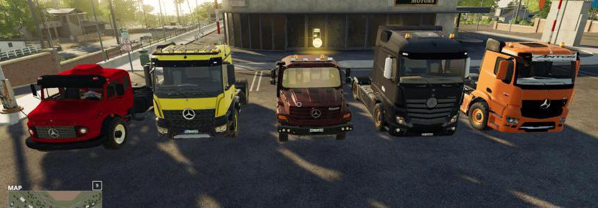 FS19 - Mods Pack - Mercedes Trucks Pack V1.0