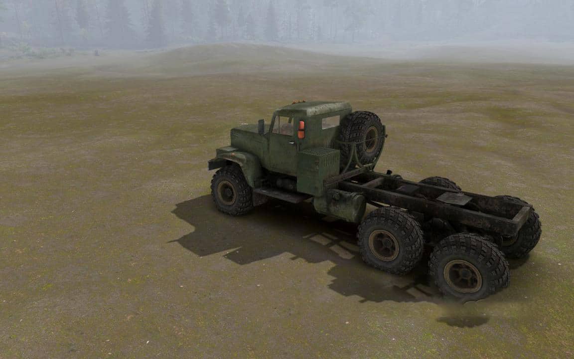Spintires - Wheels for Default Ural-4320 and KrAZ-255 V1.0