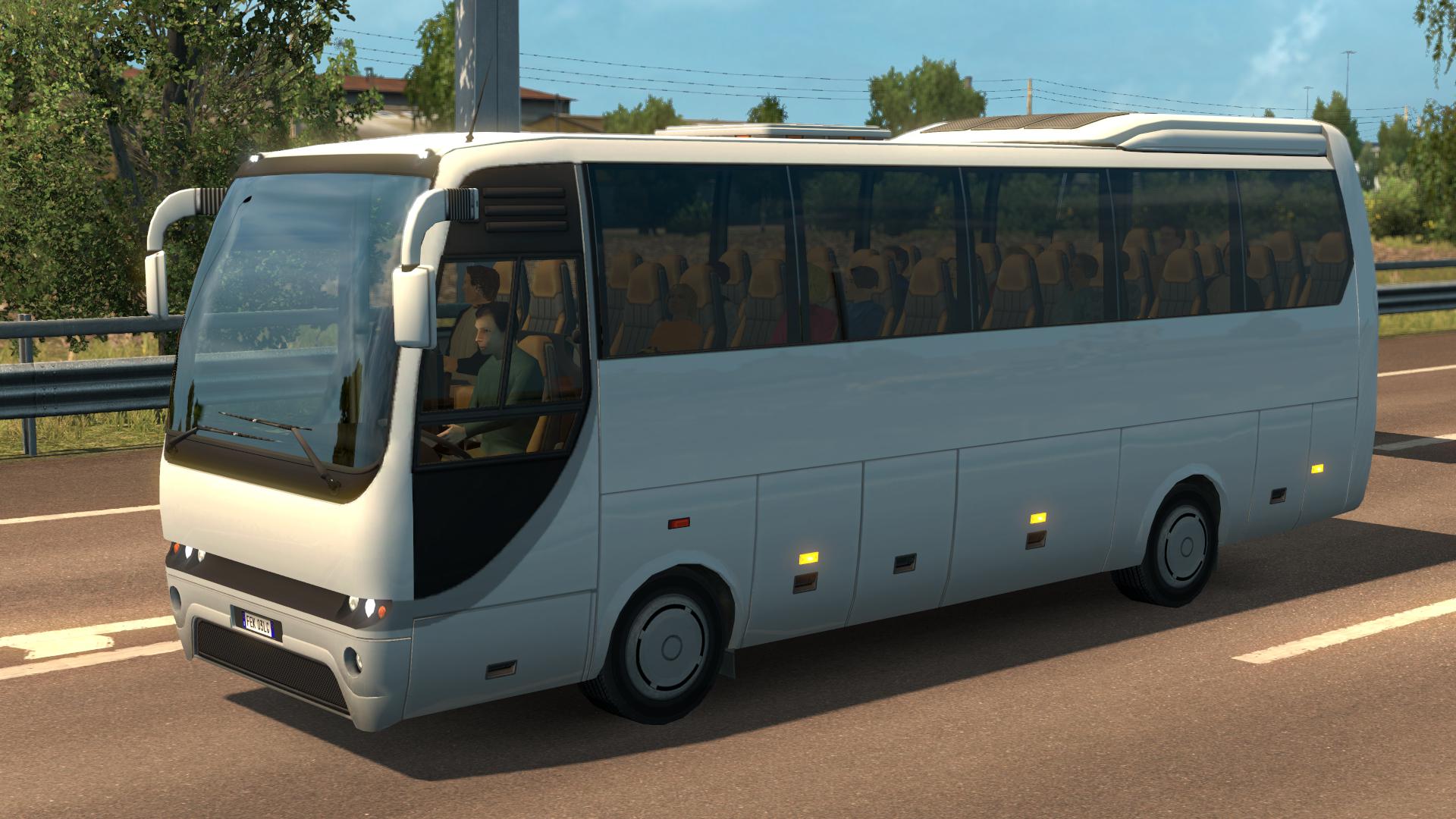 ETS2 - Random interior Lights and Passengers for SCS Buses V1.0 (1.36.X)