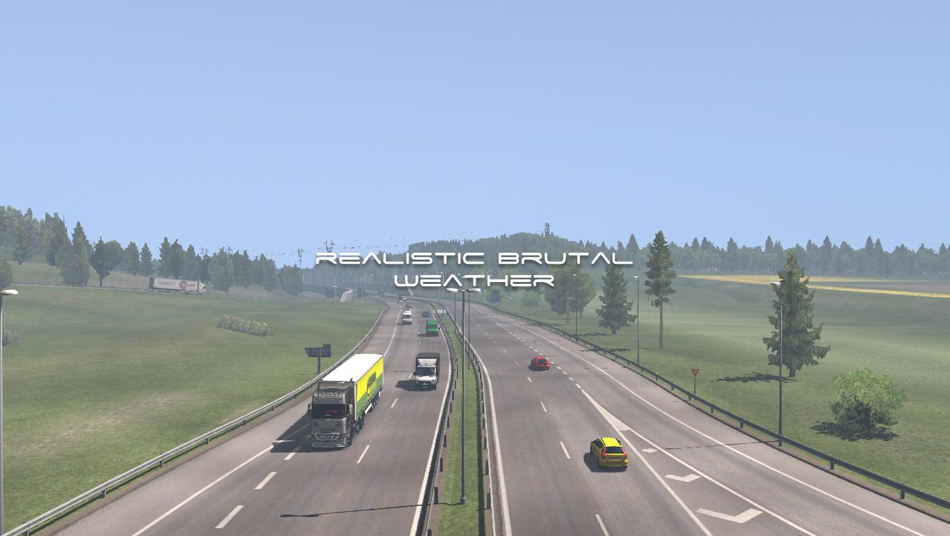 ETS2 - Realistic Brutal Weather V5.3 (1.38.x)