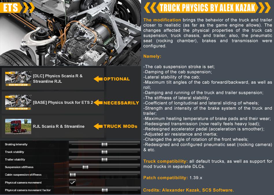 ETS2 - Truck Physics V0.3.1 (1.39.x)