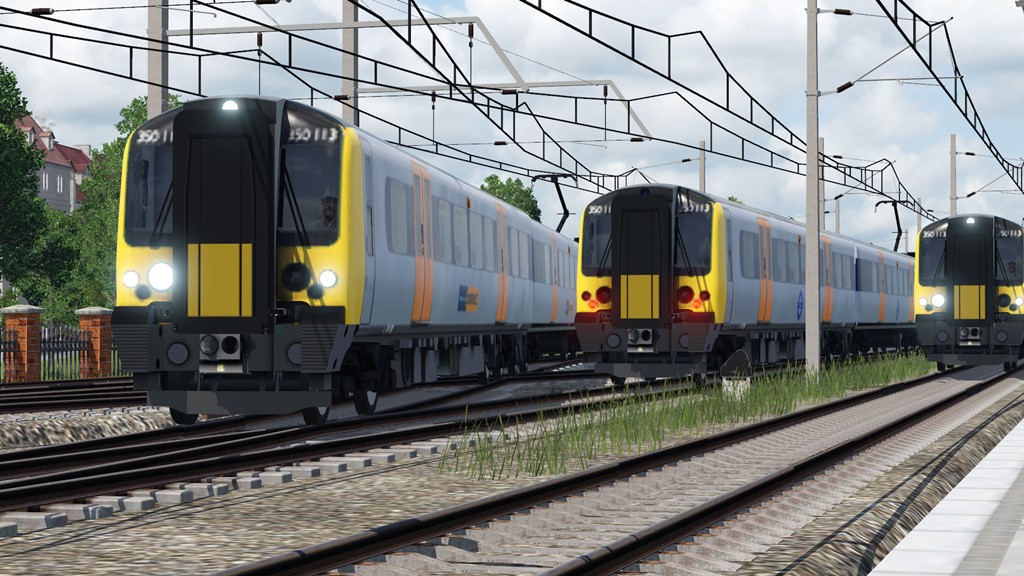 Transport Fever 2 - British Railways Class 350 - Cursed Pack