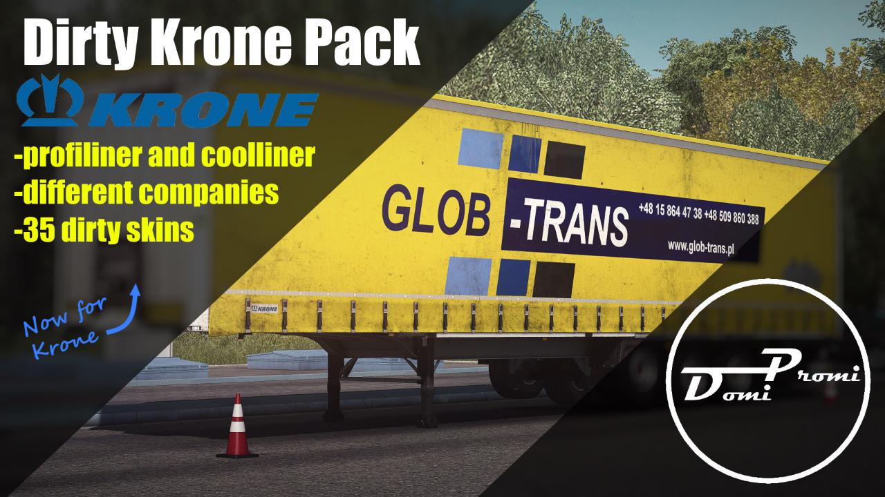 ETS2 - Dirty Krone Pack V1.0 (1.37.x)