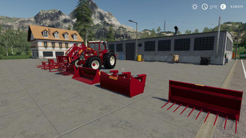 FS19 - [FBM Team] Frontloader Tools (Fendt Farmer / IHC Family) V1.0