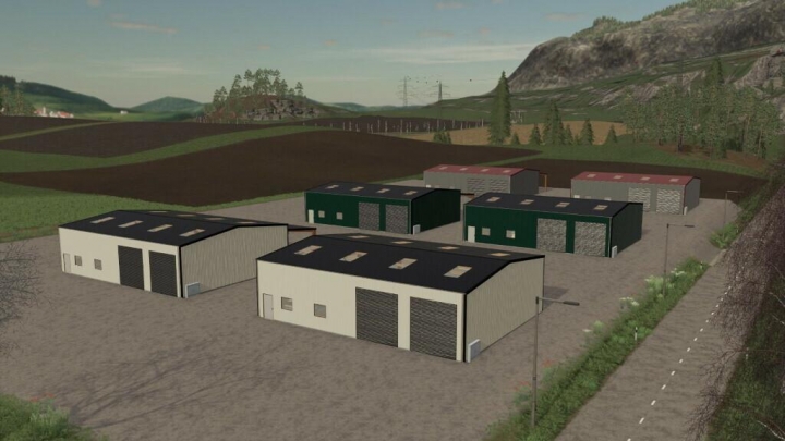 FS19 - Placeable Hangar Pack V1.1