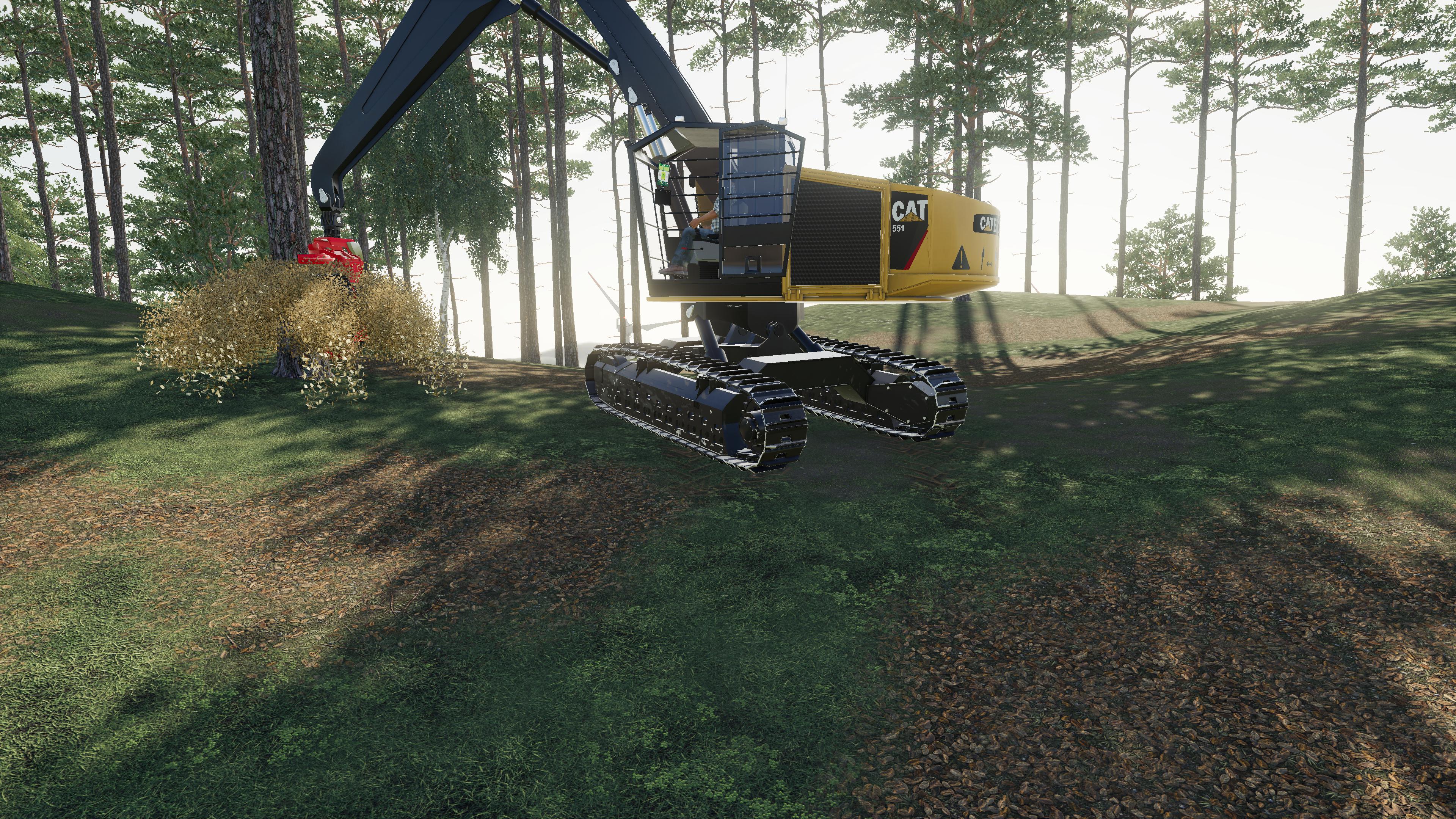 FS19 - Cat 551 Processor v1.1