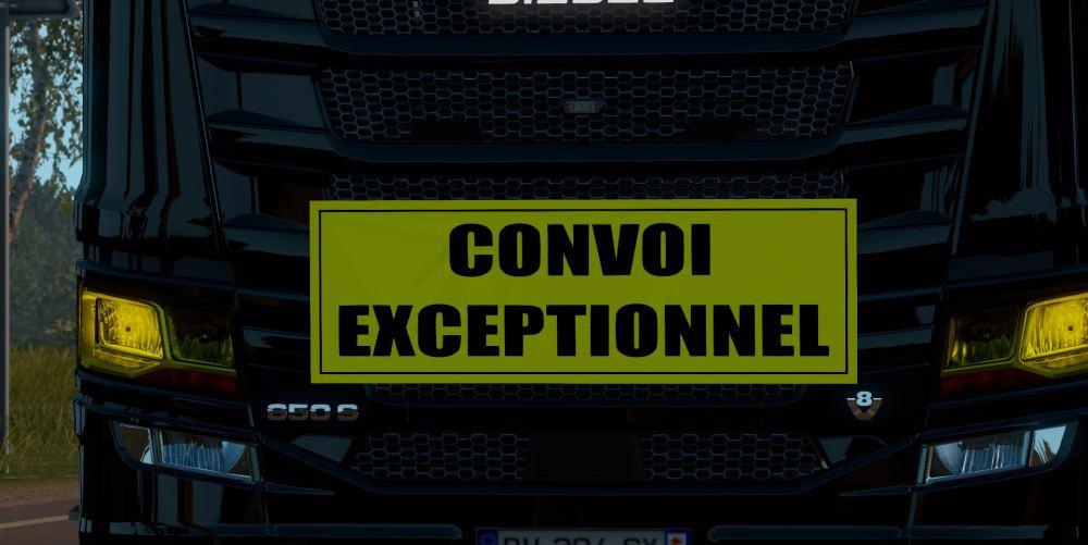 ETS2 - Convoi Exceptionnel Panel (1.39.x)