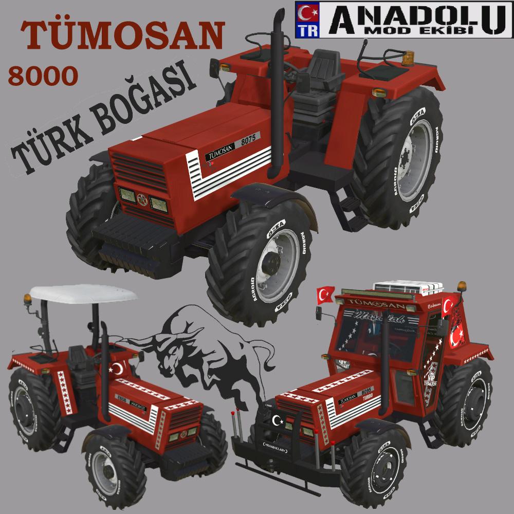 FS19 - Tumosan 8000 Turbo Tractor V3.0
