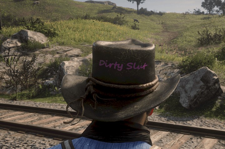 RDR2 - Dirty Slut On Arthurs Hat