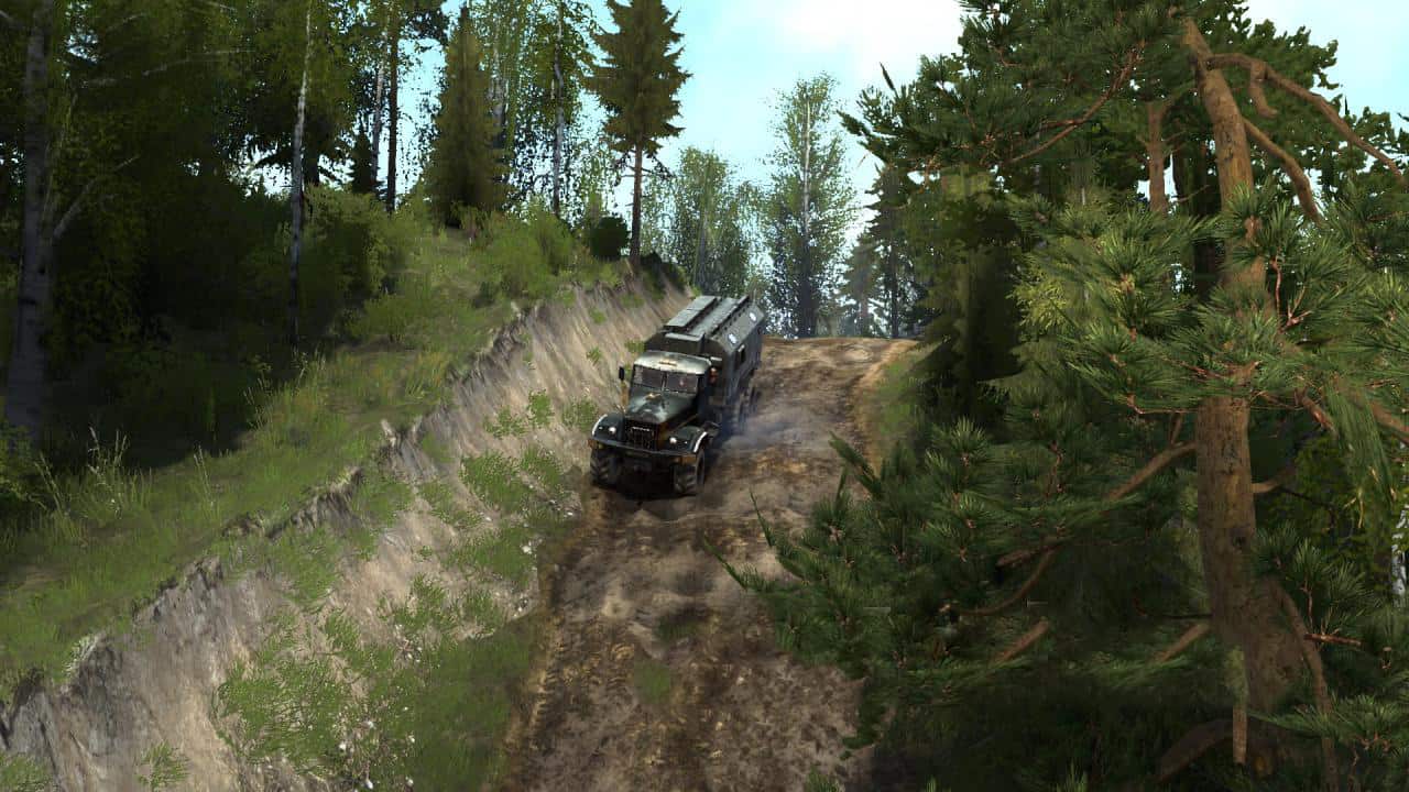 Spintires:Mudrunner - The Way Out Must be Map