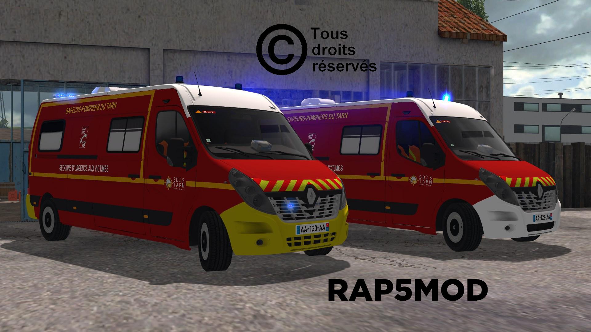 FS19 - Renault Master SDIS81 V1.0