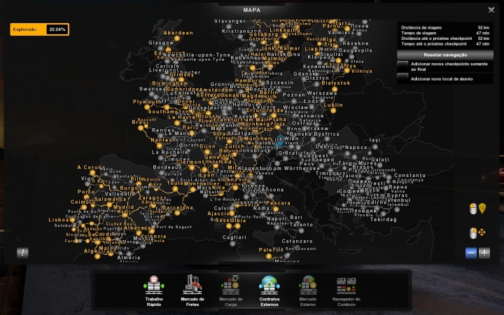 ETS2 Ultra Zoom Map (1.41.x) Euro Truck Simulator 2